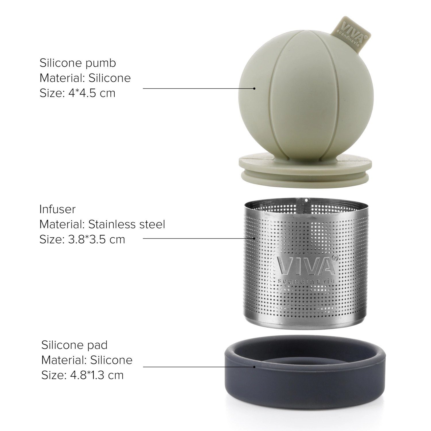 Infusion passoire à thé flottante