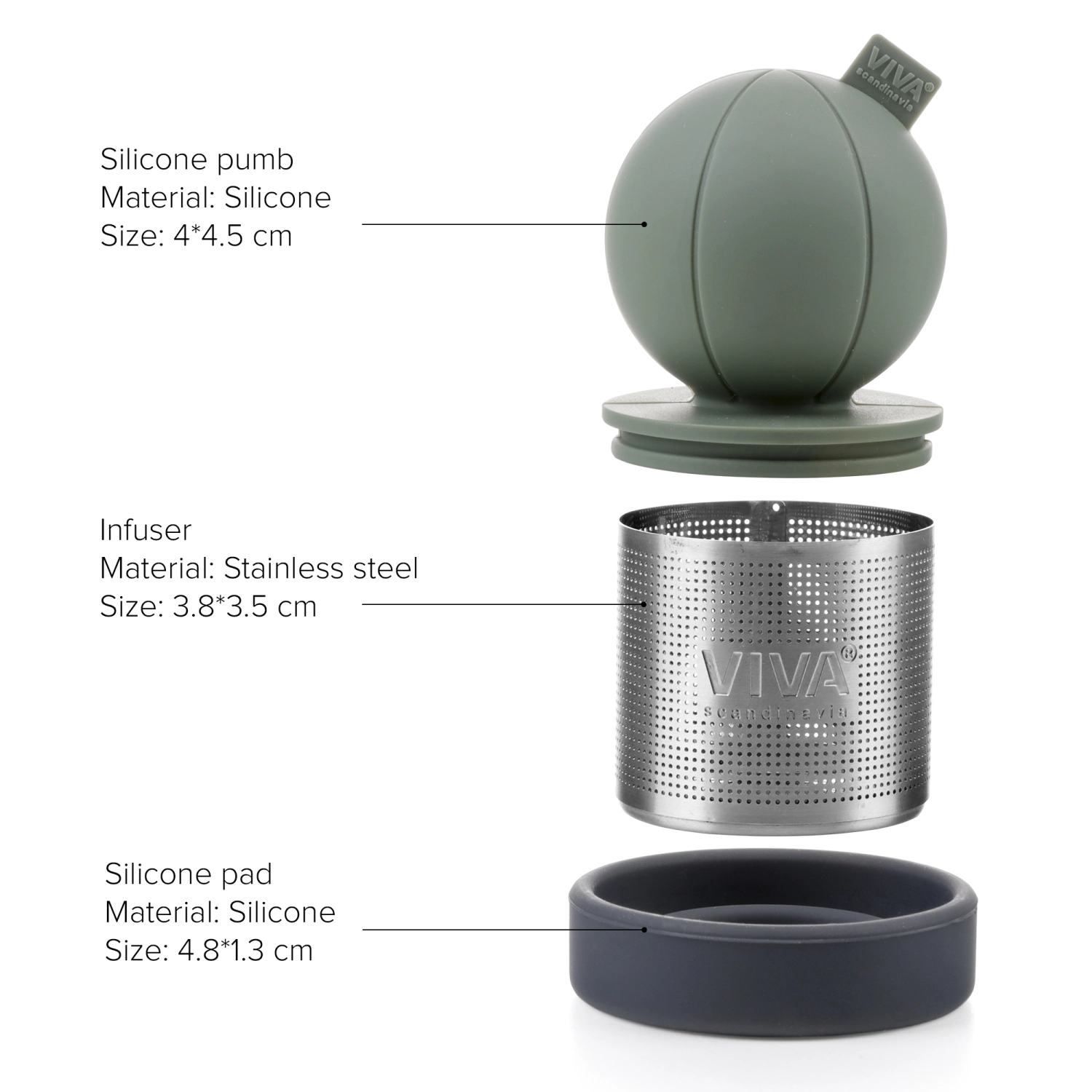 Infusion passoire à thé flottante