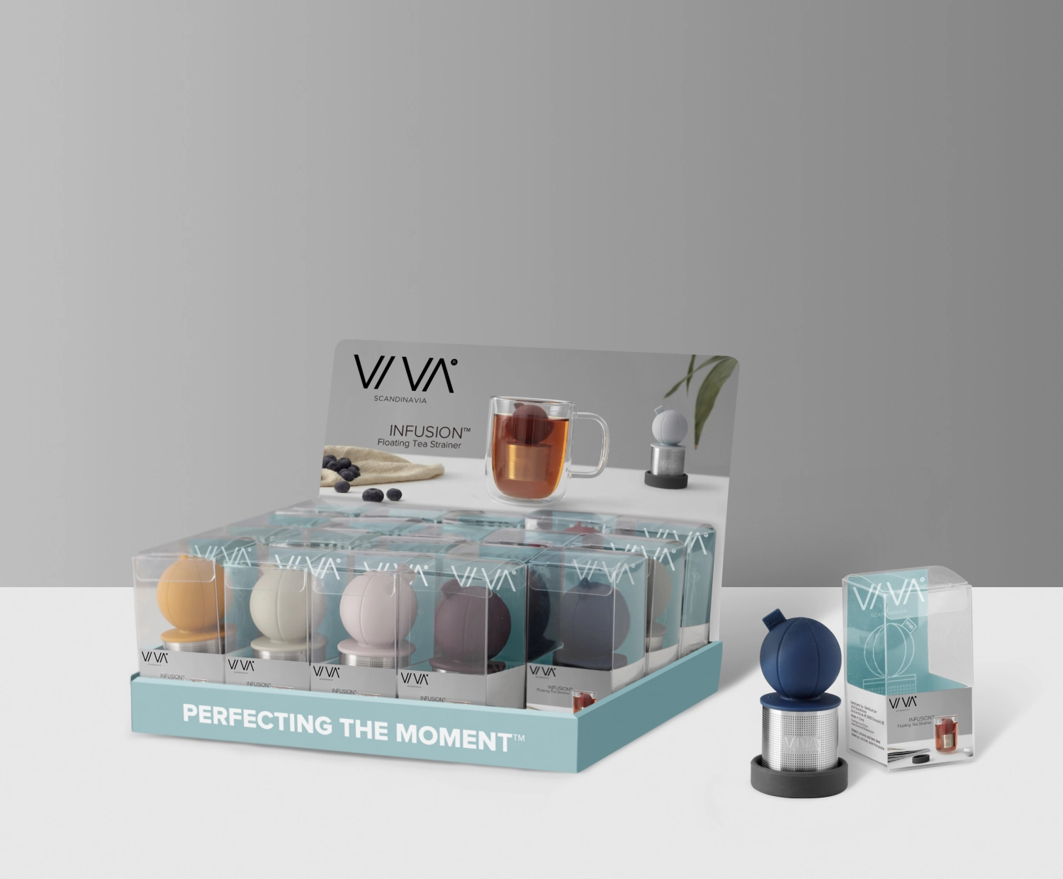 Lot de 20 tamis à thé Infusion Floating Display