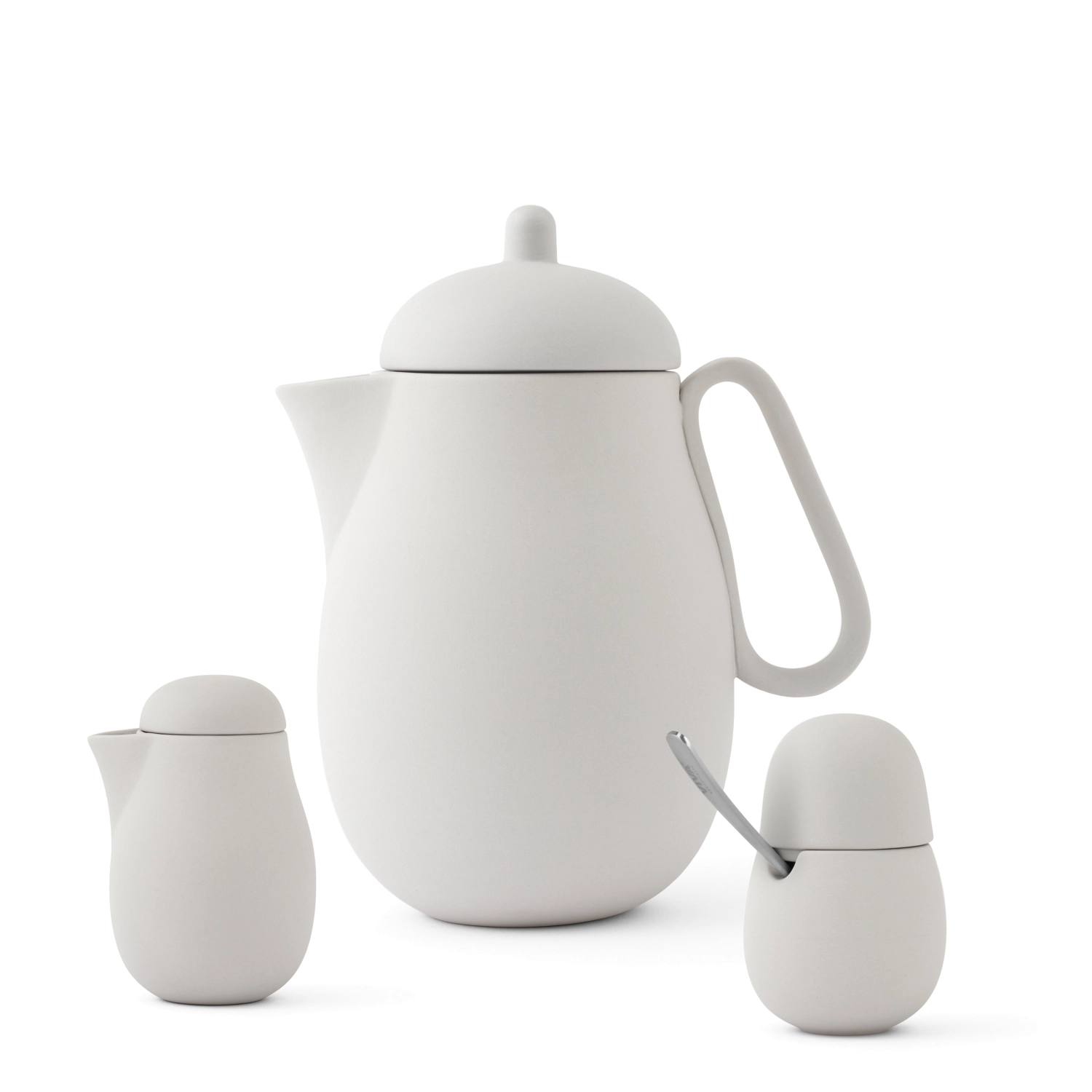 Set de 3 pichets à thé Nina avec lait et sucre