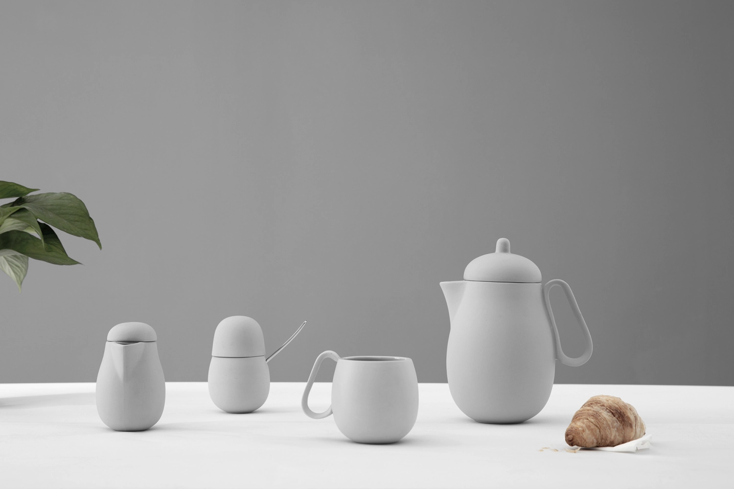 Set de 3 pichets à thé Nina avec lait et sucre