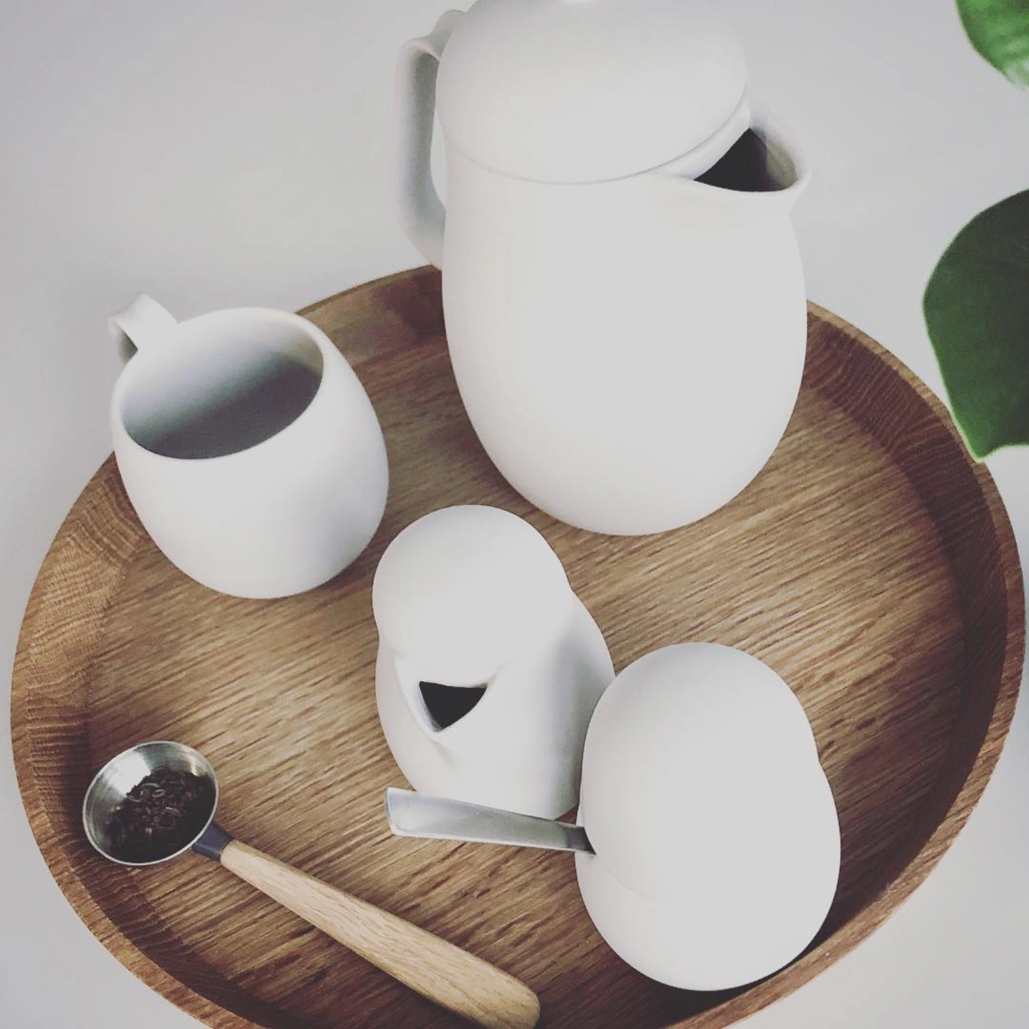 Set de 3 pichets à thé Nina avec lait et sucre