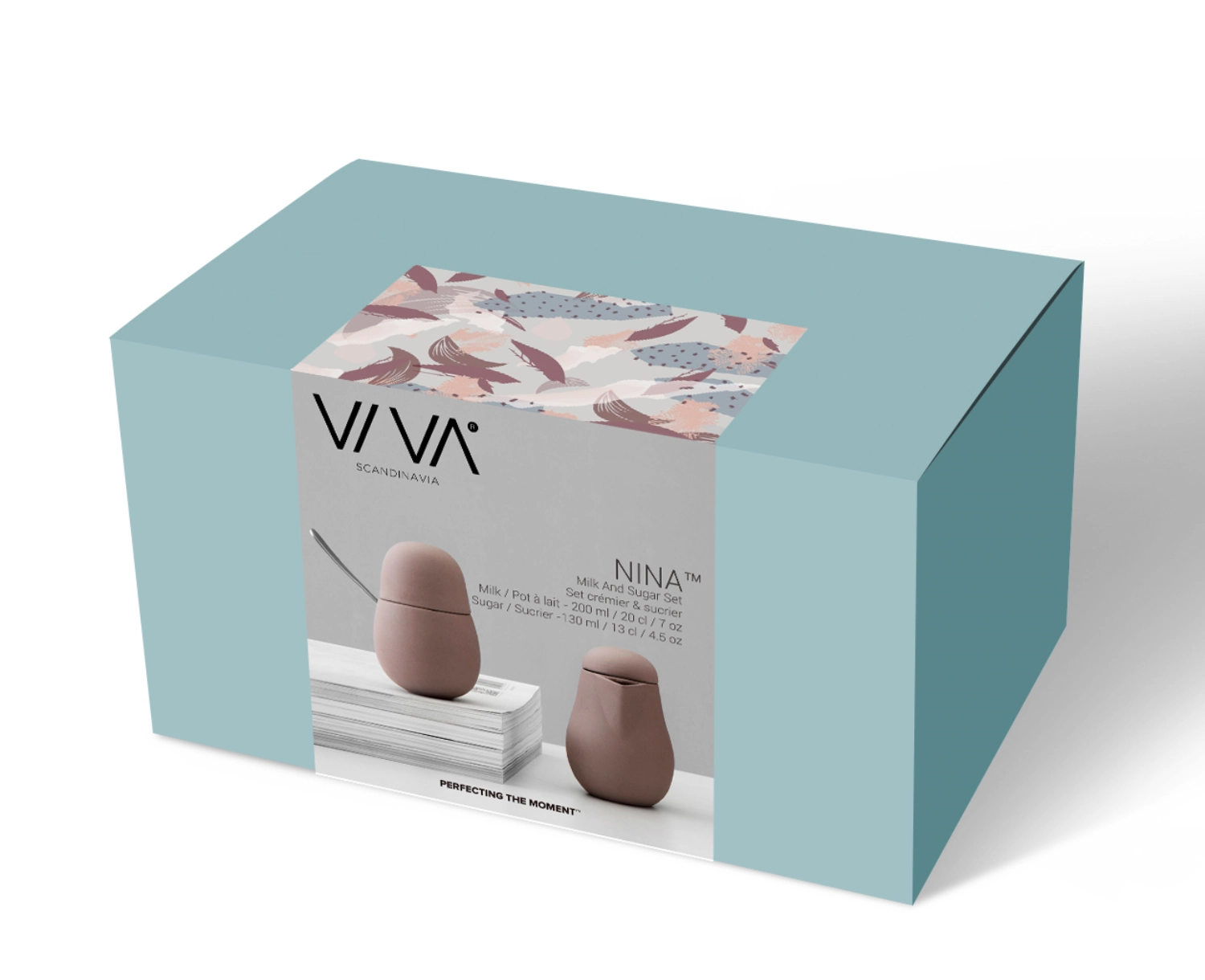 Set de 2 tasses Nina lait et sucre