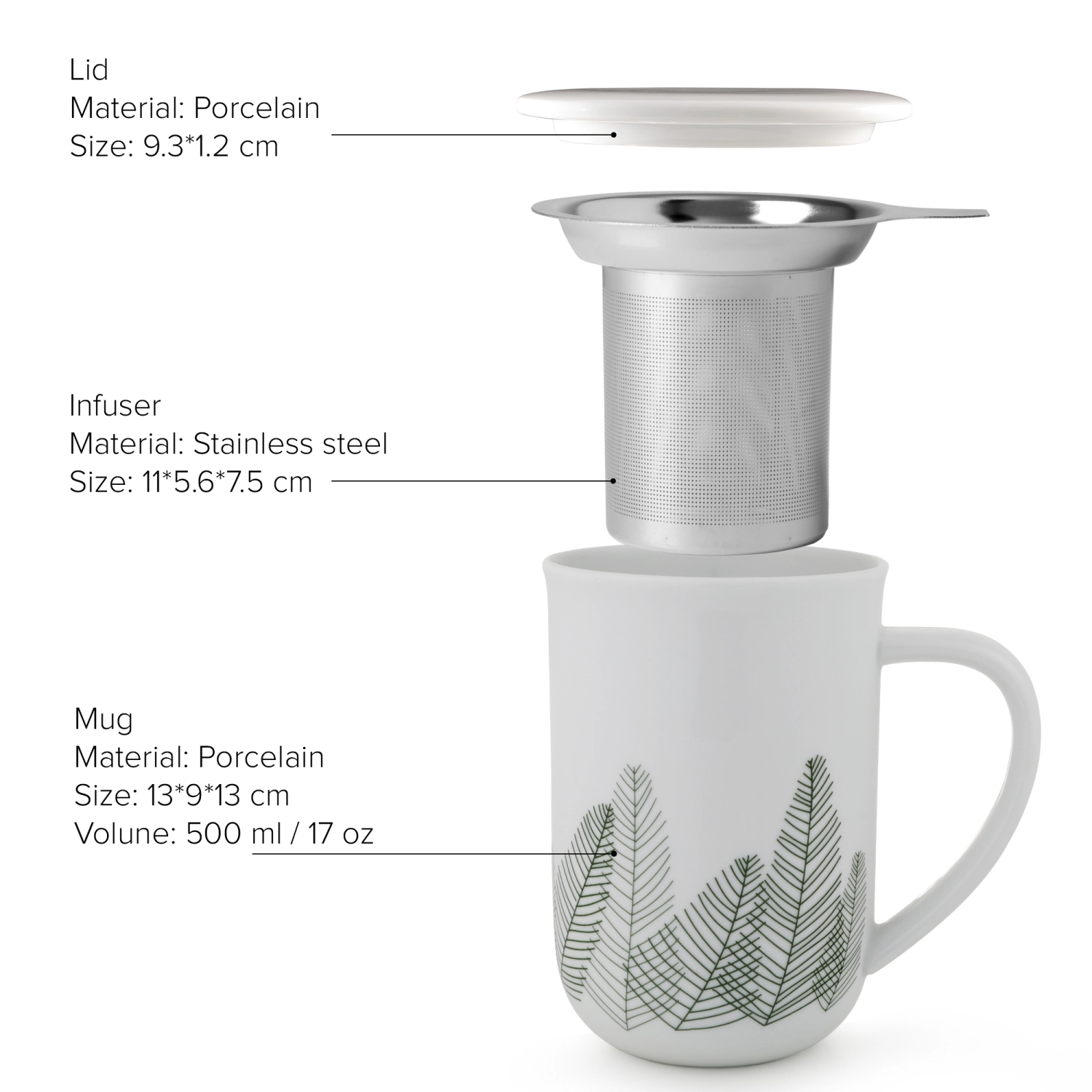 Minima Balanced tasse à thé hiver