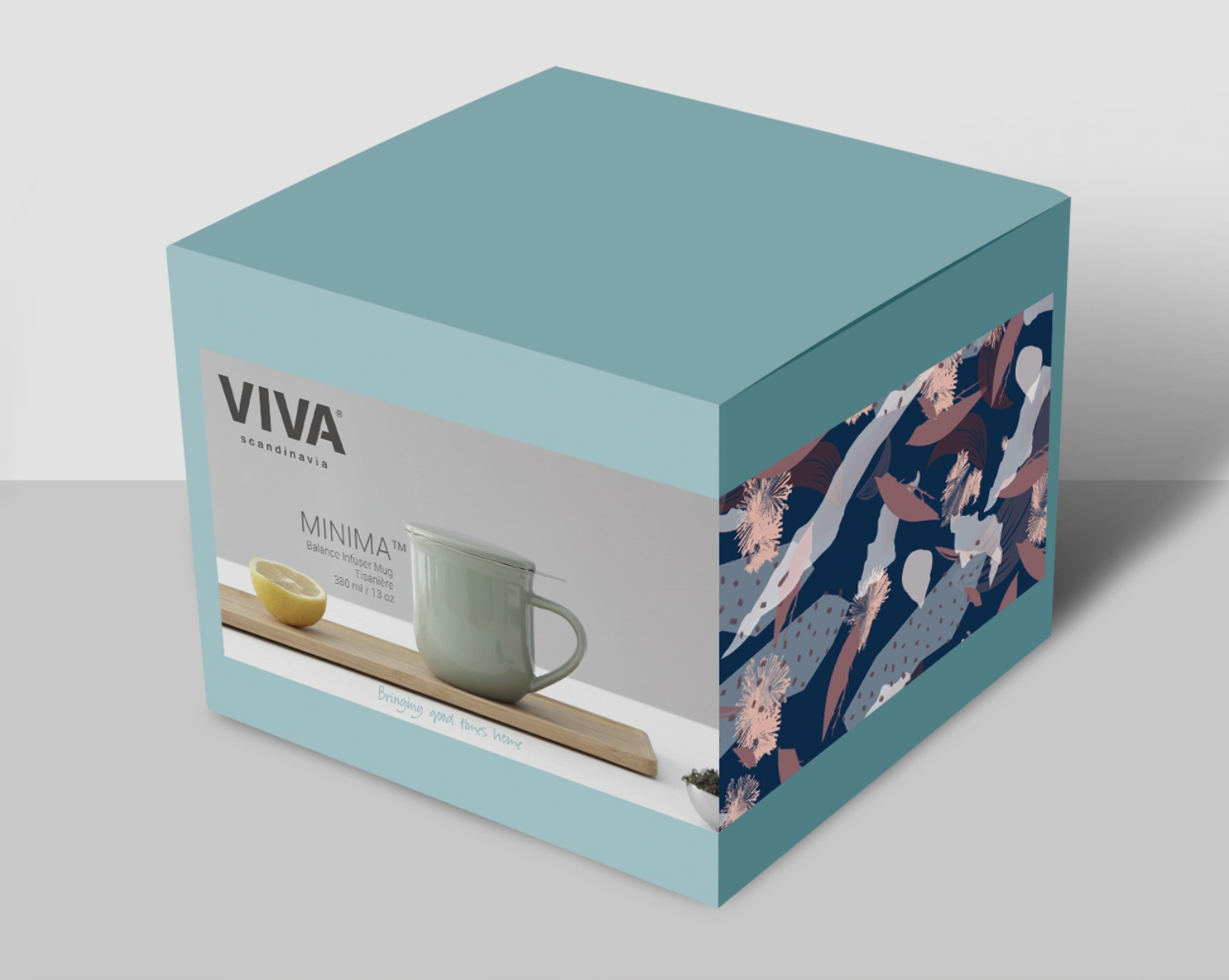 Lot de 2 tasses Minima Eva avec passoire