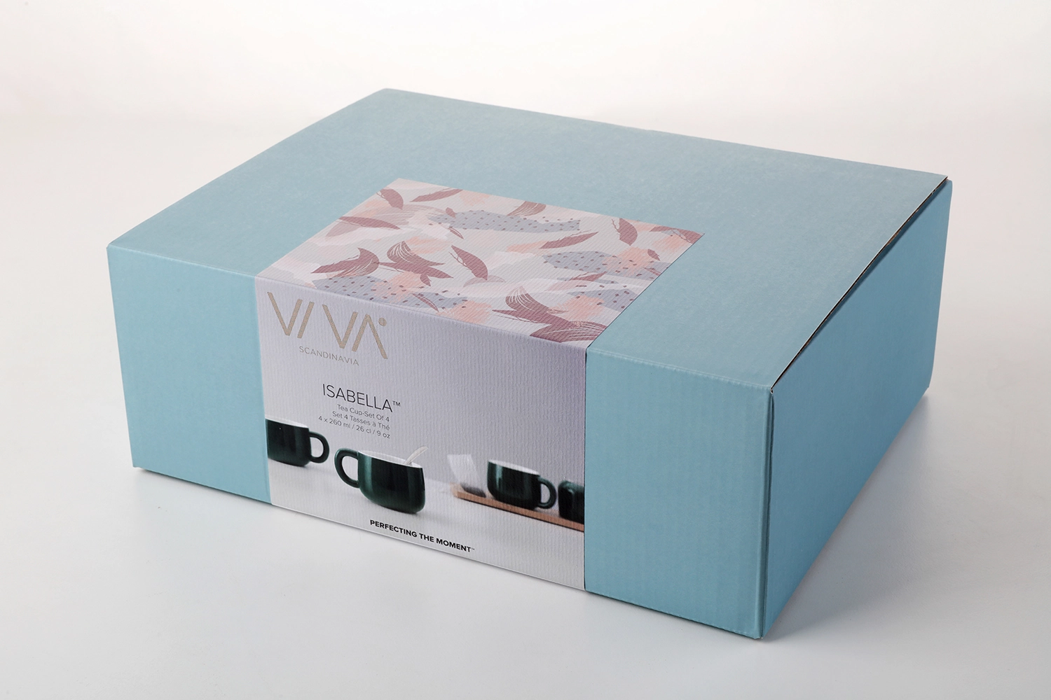 Set de 4 tasses à thé Isabella