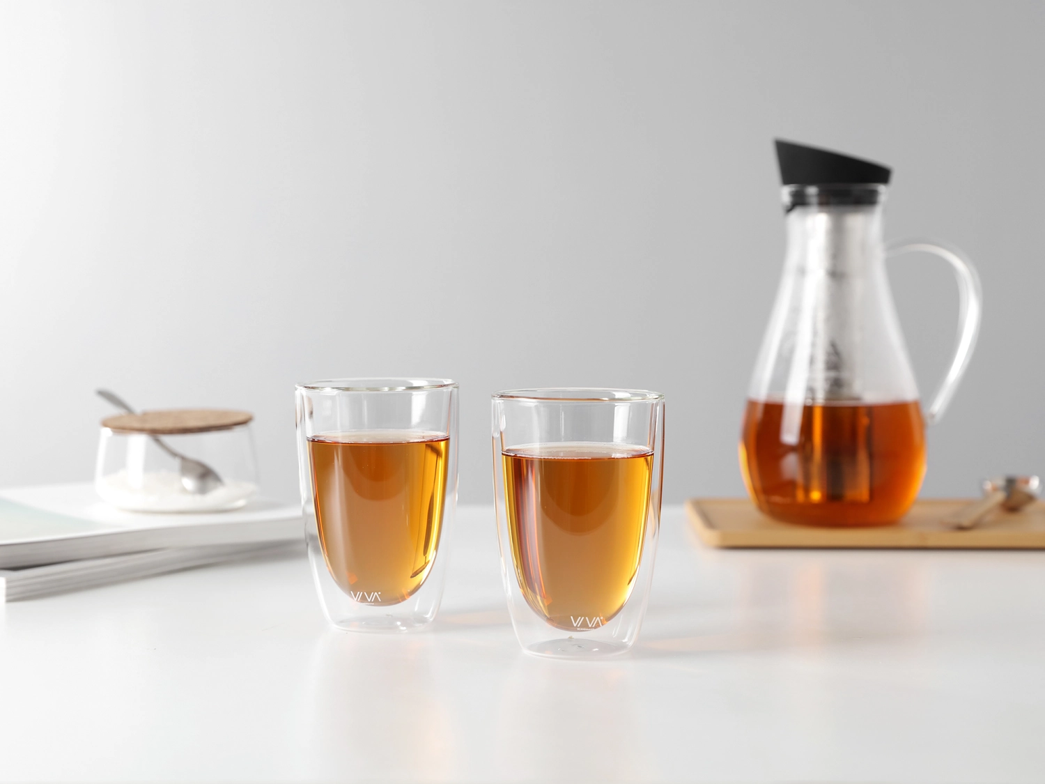 Lot de 2 tasses Lauren double paroi L