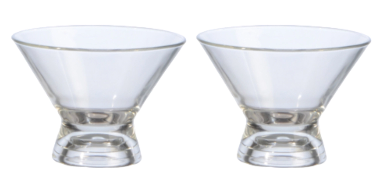 Set de 2 coupes lisses