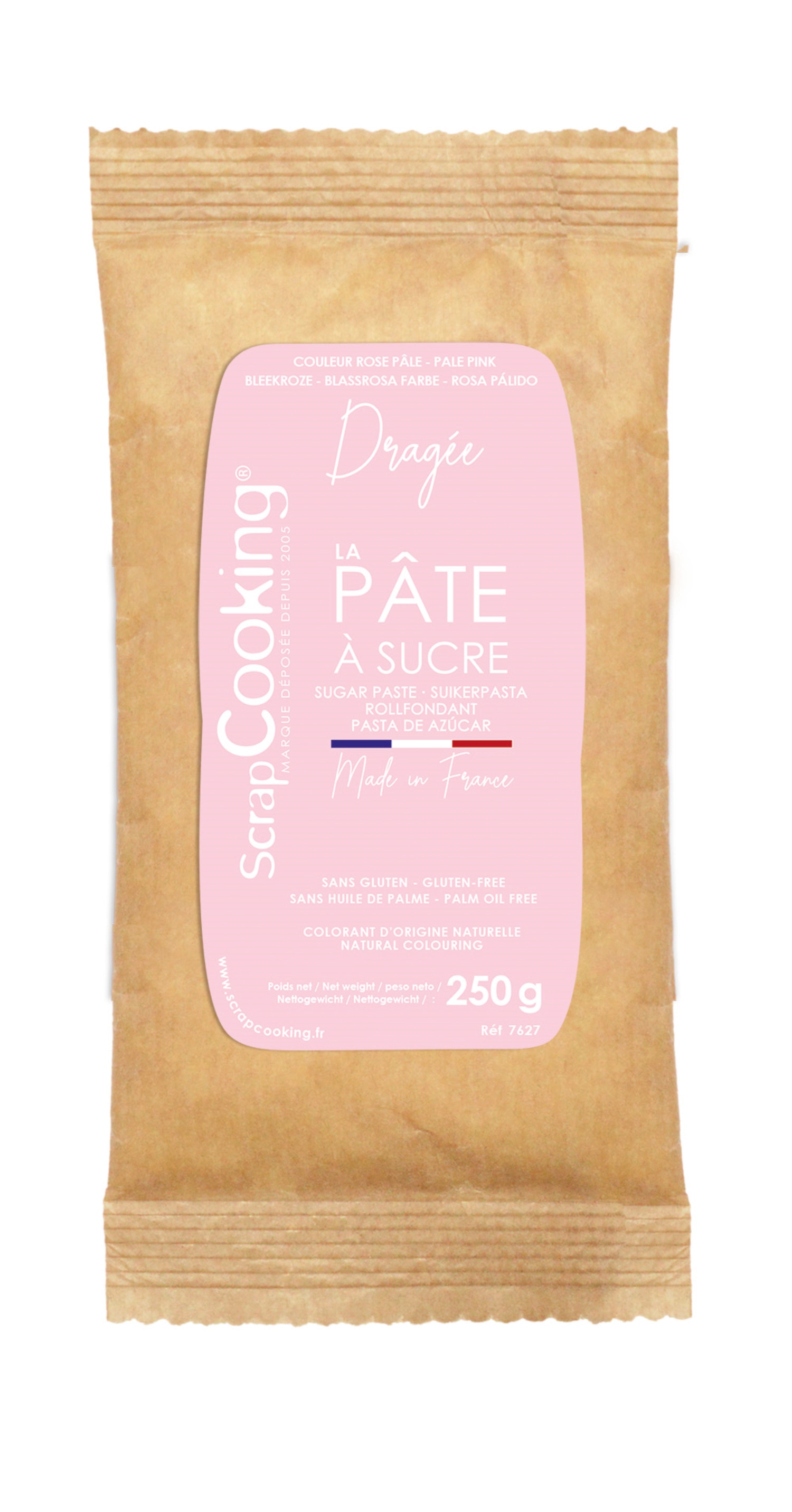 Pâte à sucre naturelle 250g