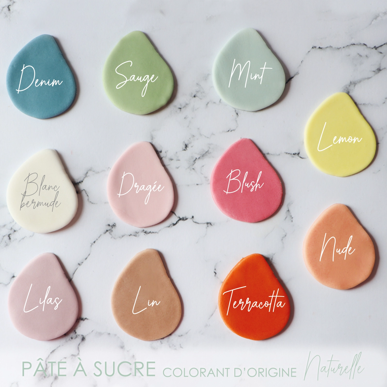 Pâte à sucre naturelle 250g