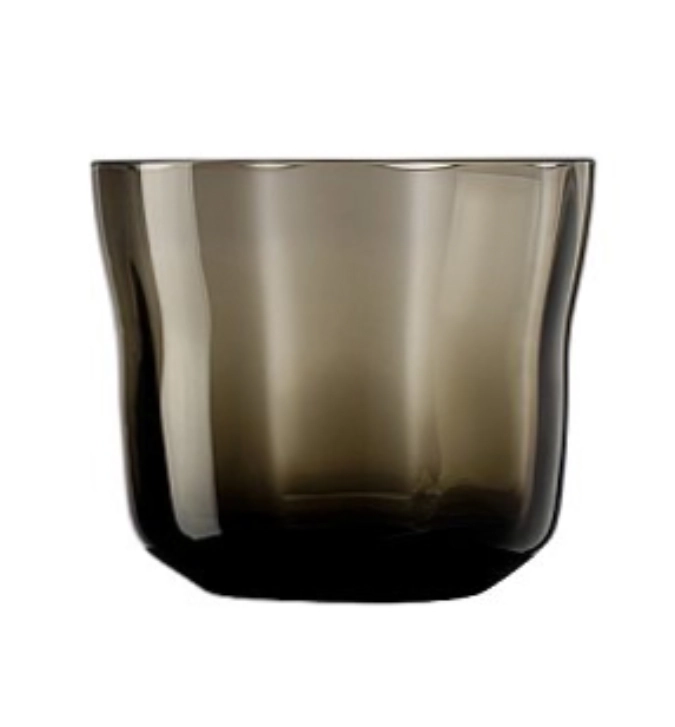 Verre fumé, D9cm H7.5cm 282ml
