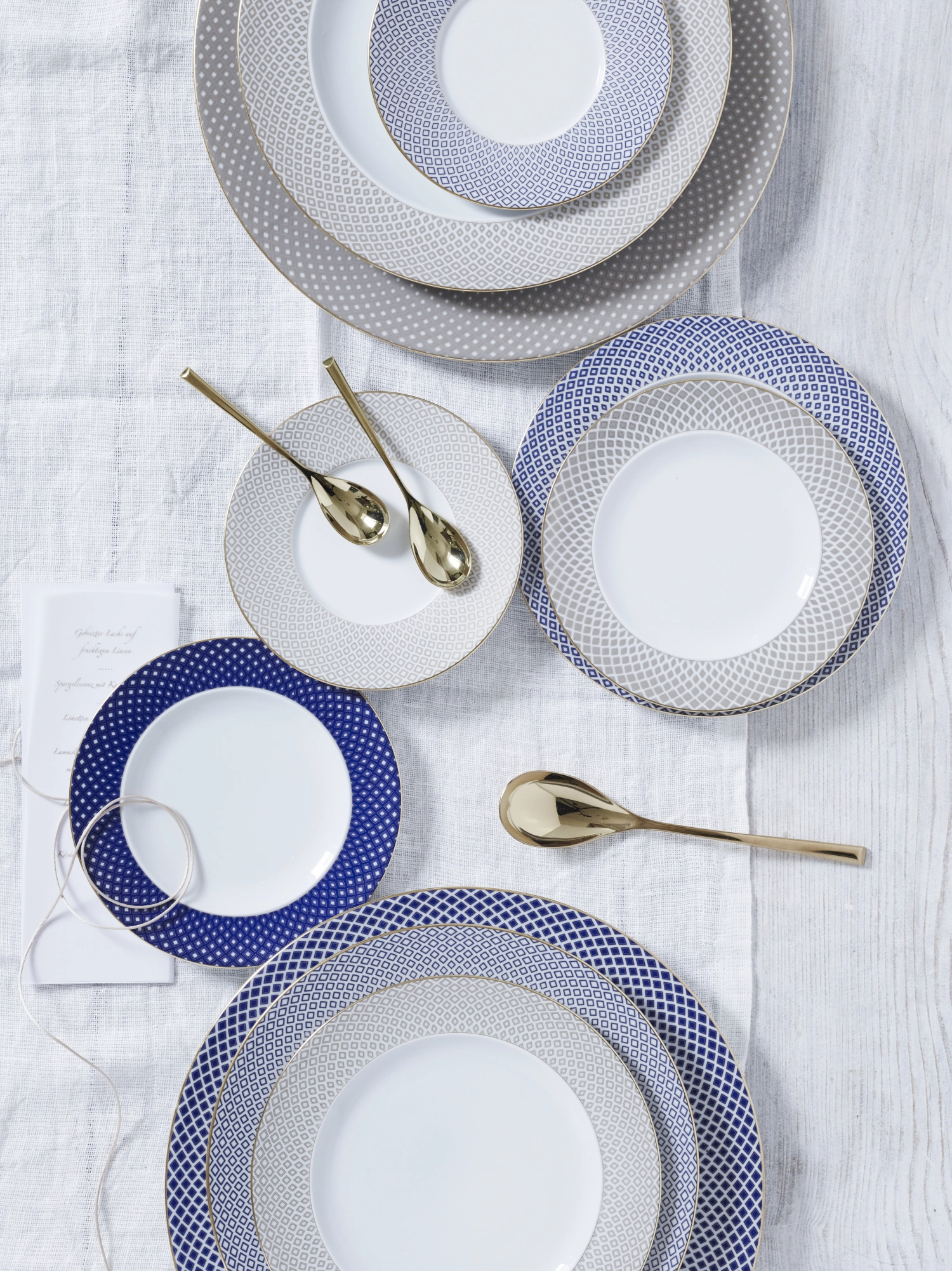 Francis Carreau Bleu Frühstücksteller