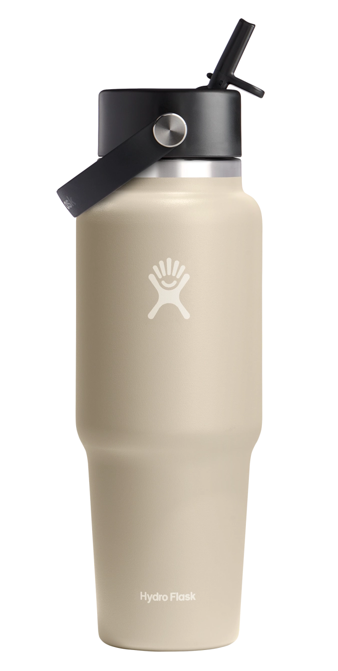 Gourde Wide Flex Couvercle avec paille