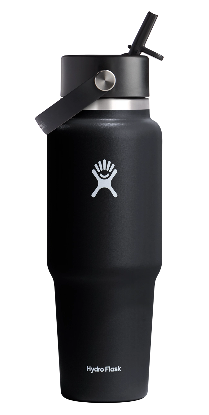 Gourde Wide Flex Couvercle avec paille