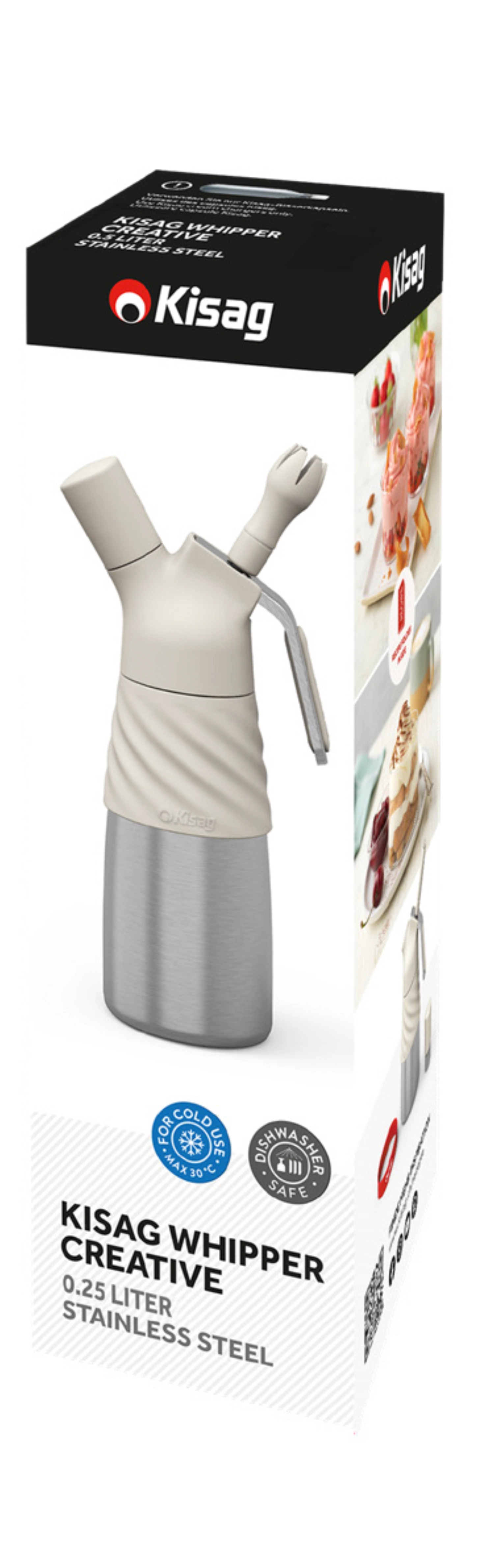 Kisag Whipper Creative Rahmbläser 0.25l