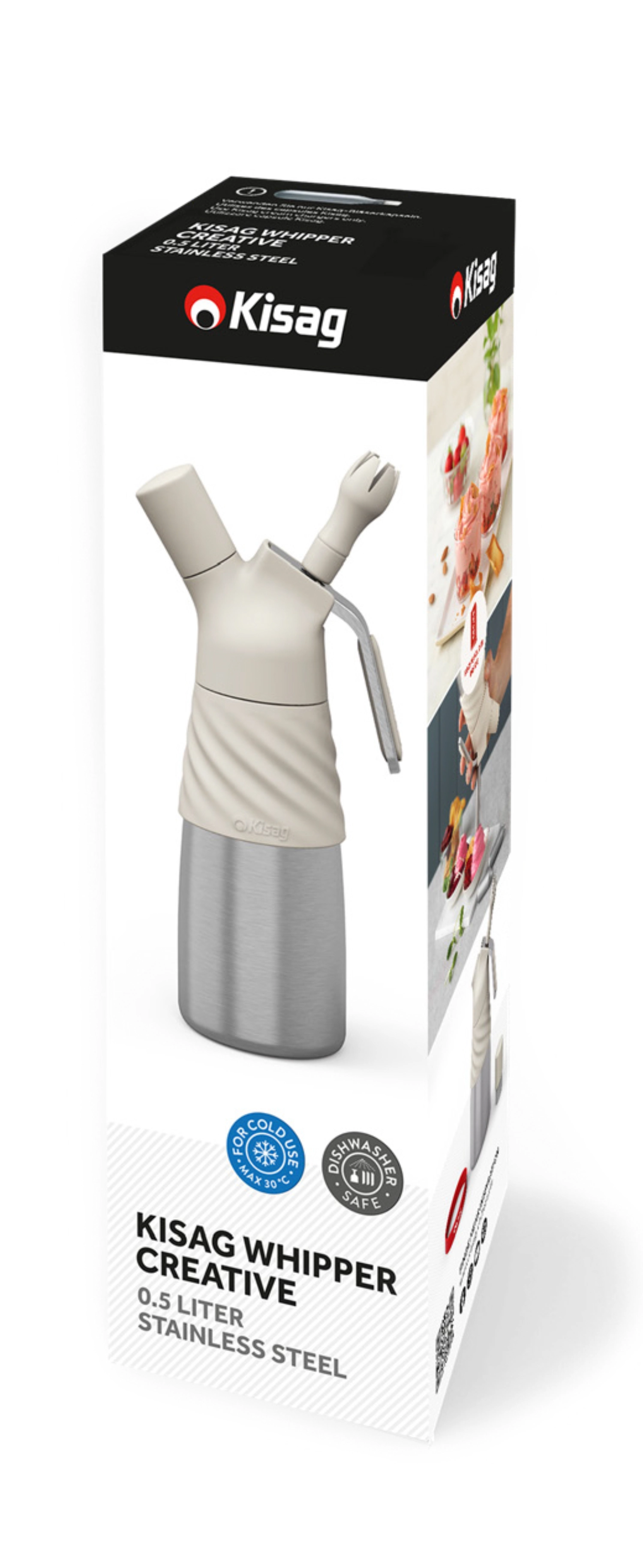 Kisag Whipper Creative Rahmbläser 0.5l