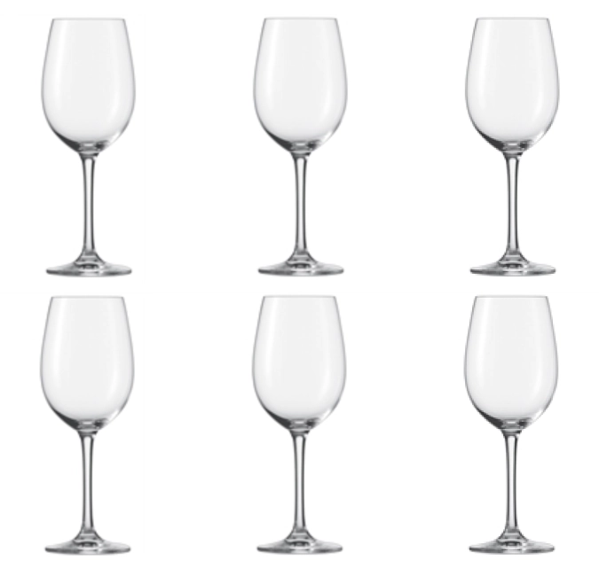 Set de 6 verres à vin/eau Classico/Ever 1