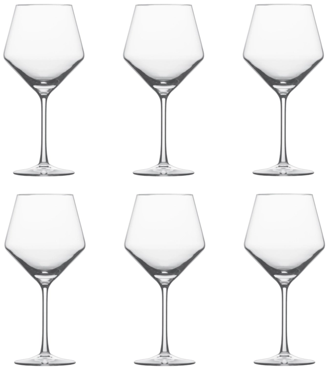 Set de 6 Belfesta/Pure 140 verres à pied bourguignons