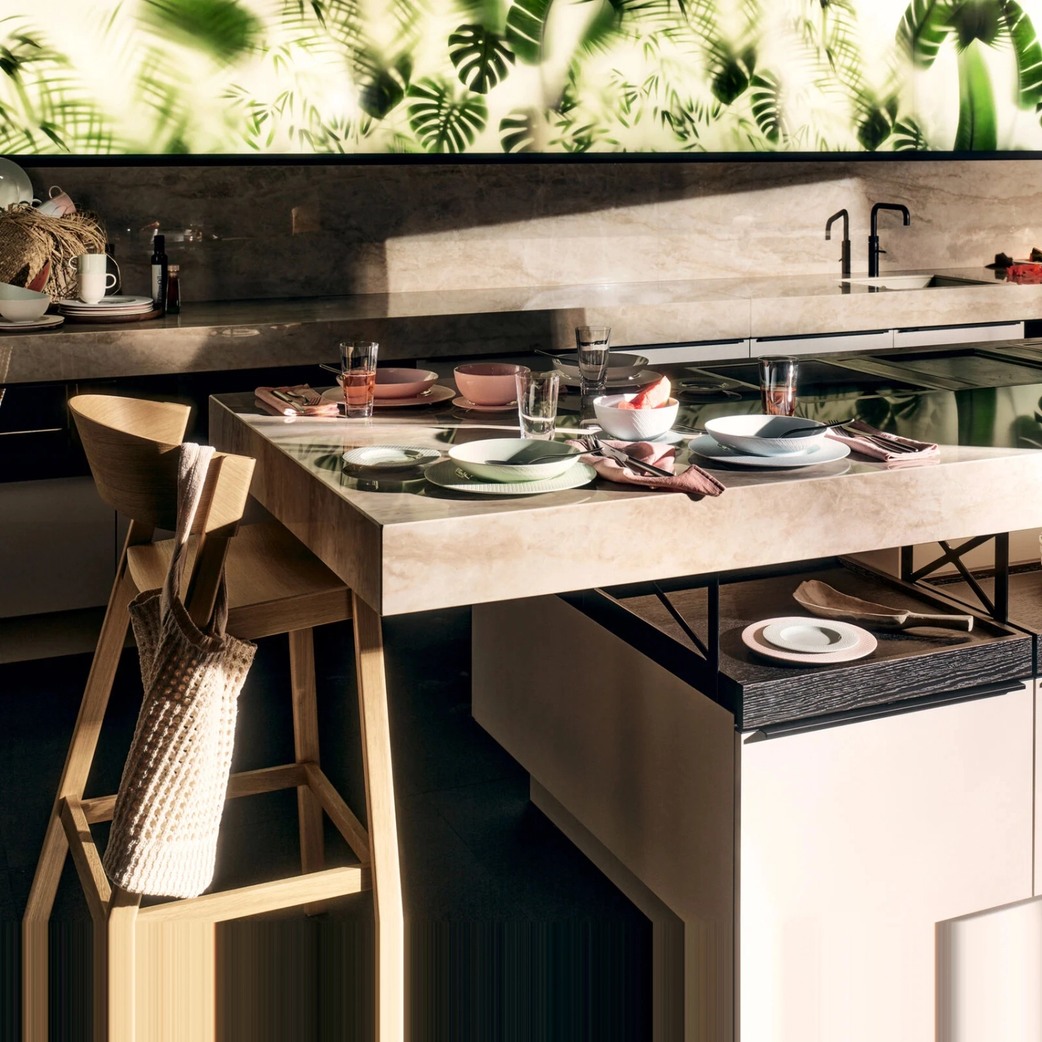 Kumi Mint tone Suppenteller