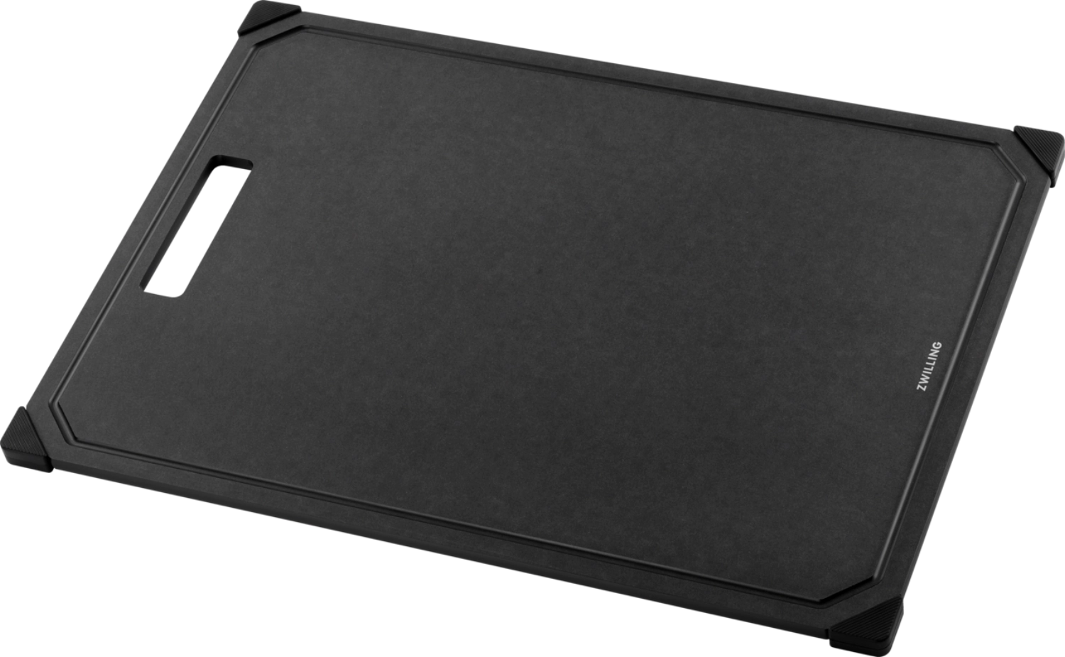 Schneidbrett Fiberholz Schwarz L