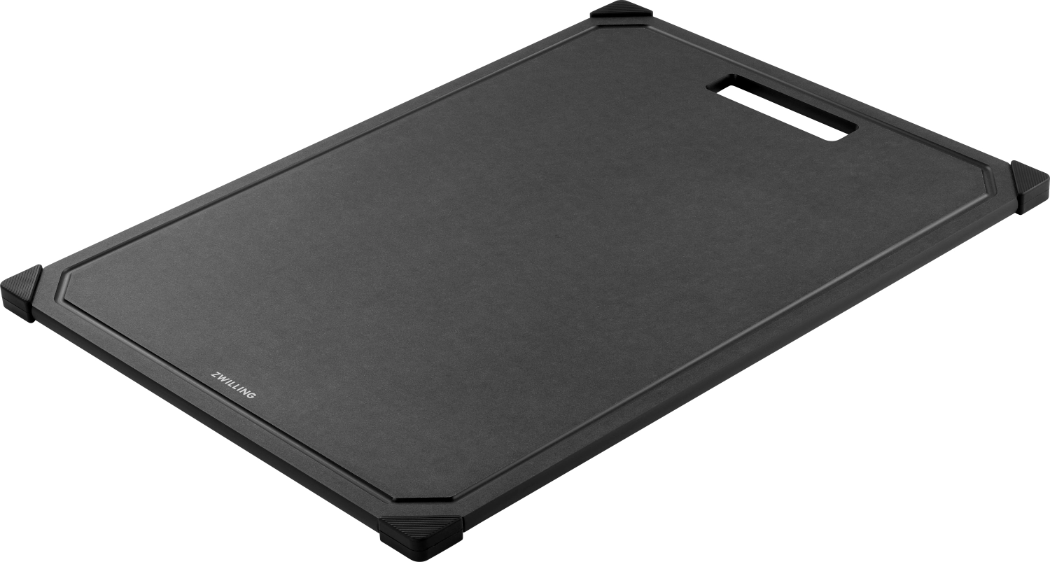 Schneidbrett Fiberholz Schwarz L