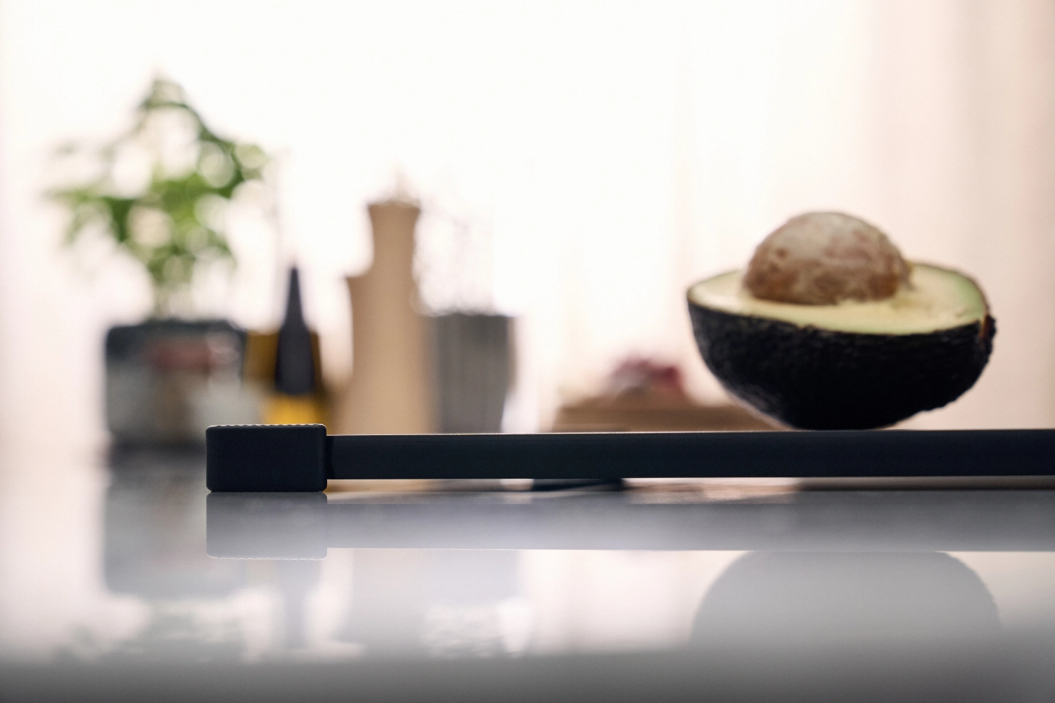 Schneidbrett Fiberholz Schwarz L