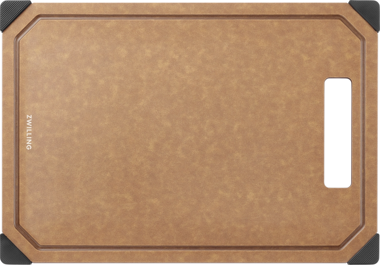 Planche à découper en fibre de bois Marron S