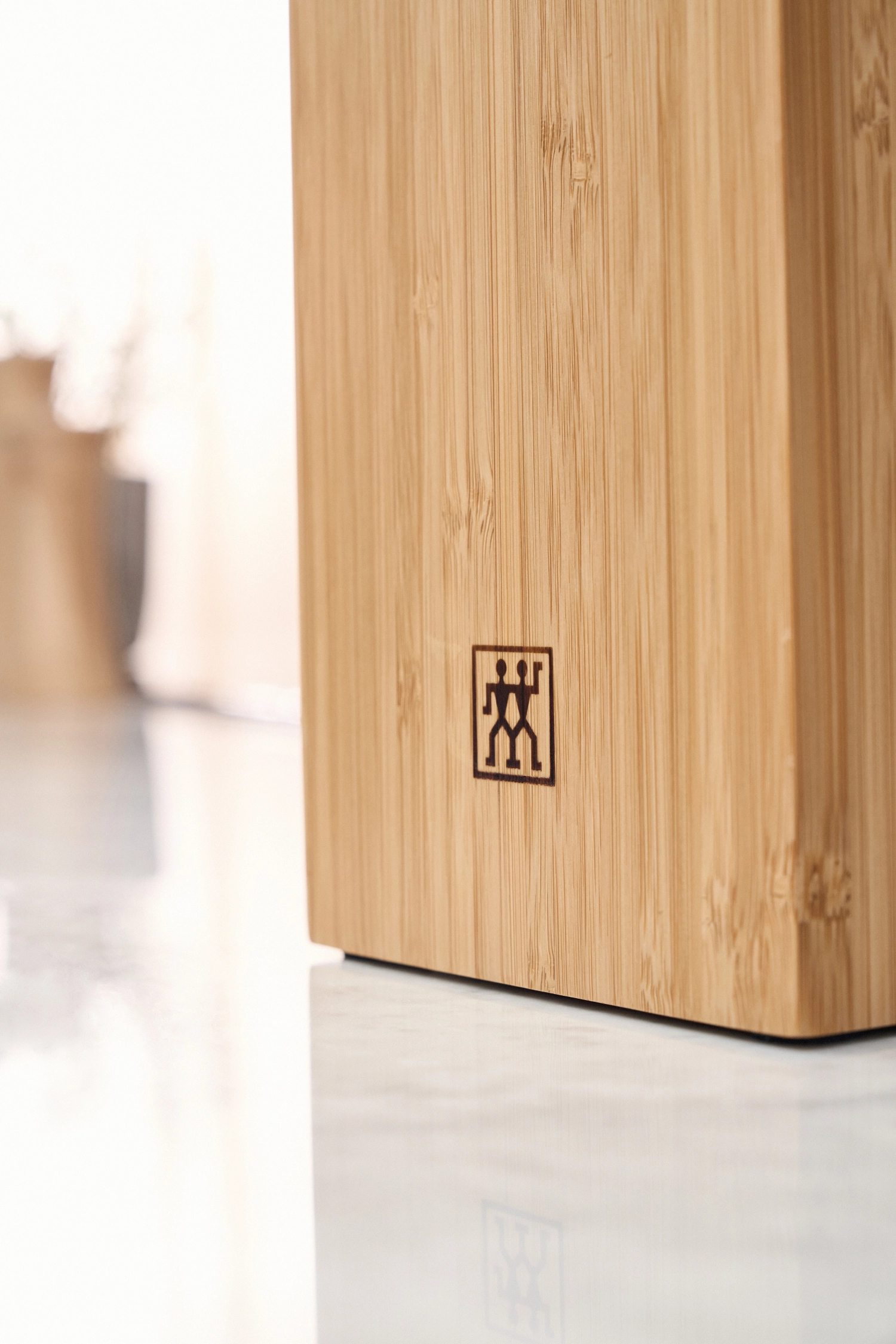 Messerblock Bambus, leer