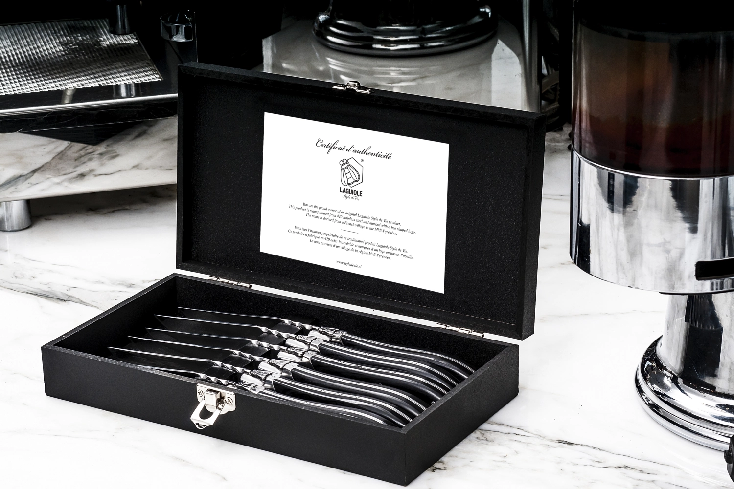 6tlg. Luxury Line Steakmesserset