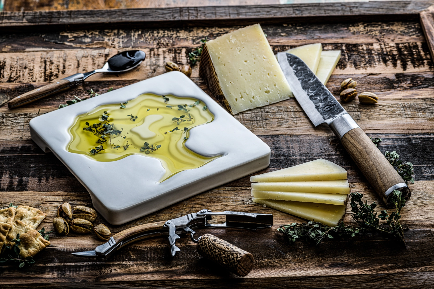 Luxury Line tire-bouchon bois d'olivier