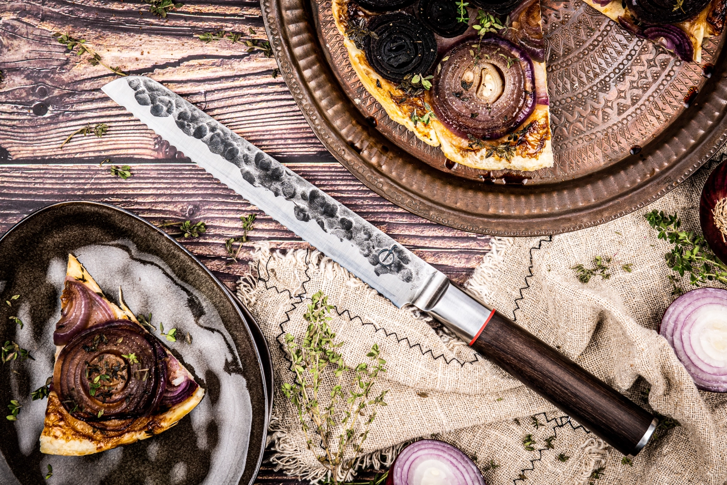 Forged Sebra couteau à pain