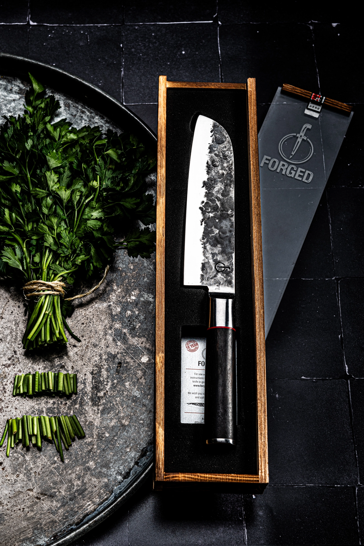 Forged Sebra Couteau Santoku 18cm