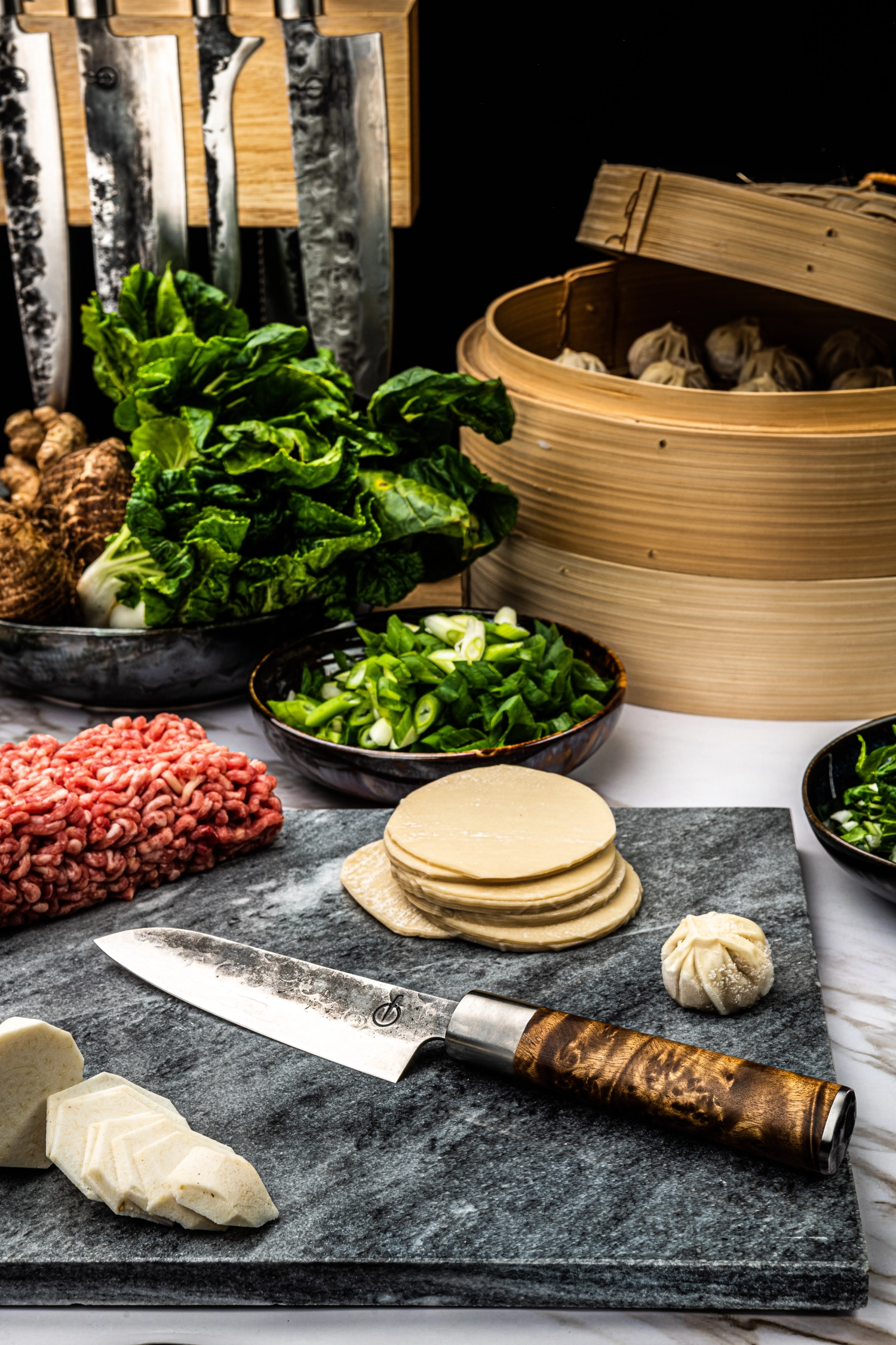 Forged VG10 Couteau Santoku 14cm