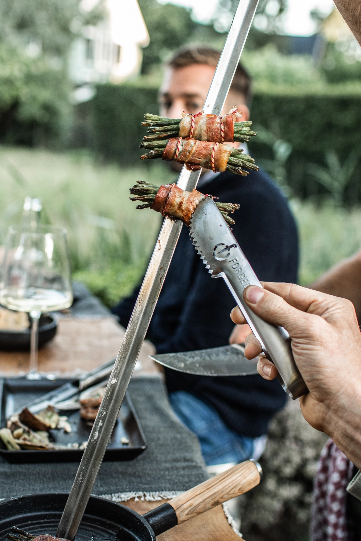 4tlg. Churrasco Greifzangenset