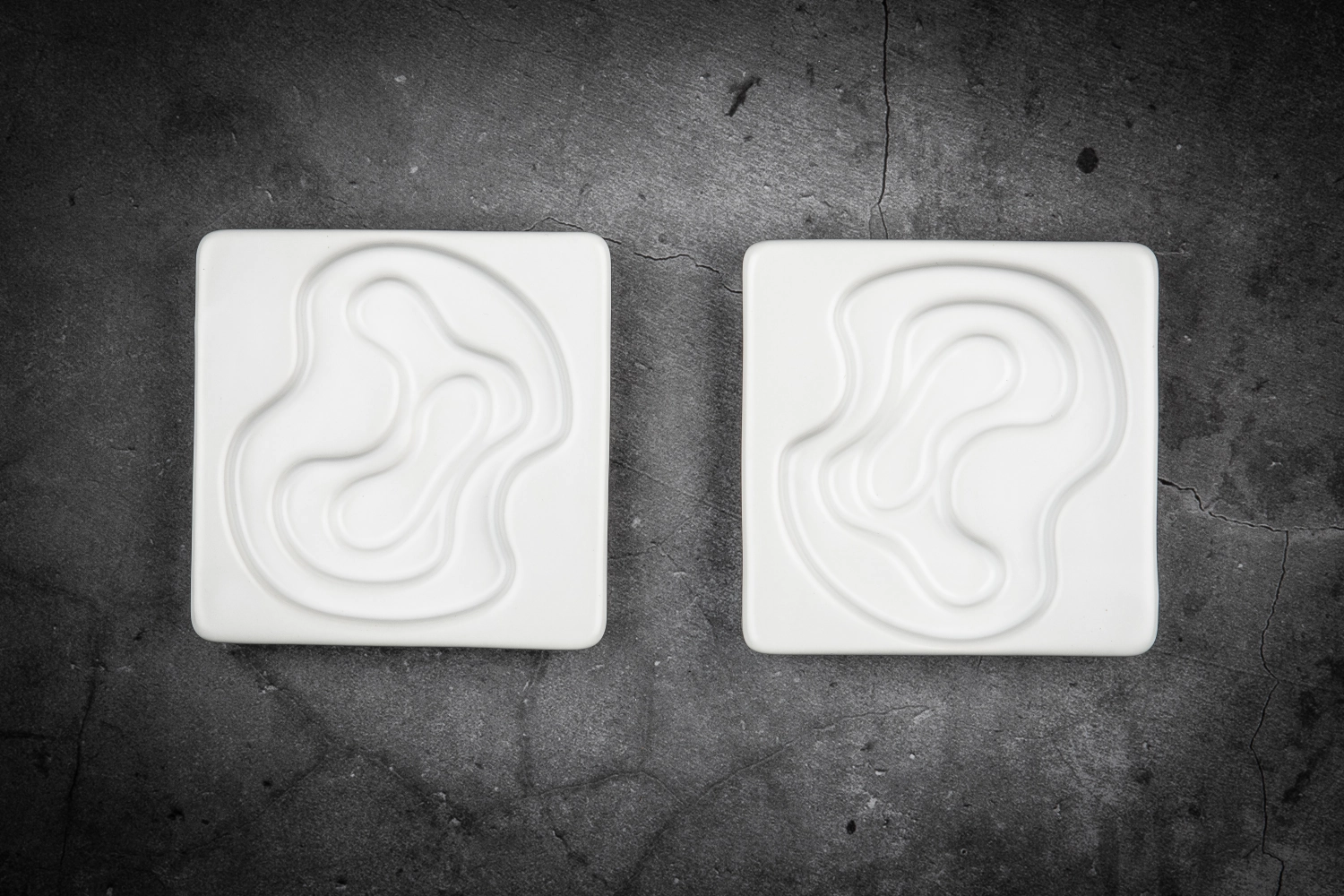 Lot de 2 bols à huile d'olive en céramique