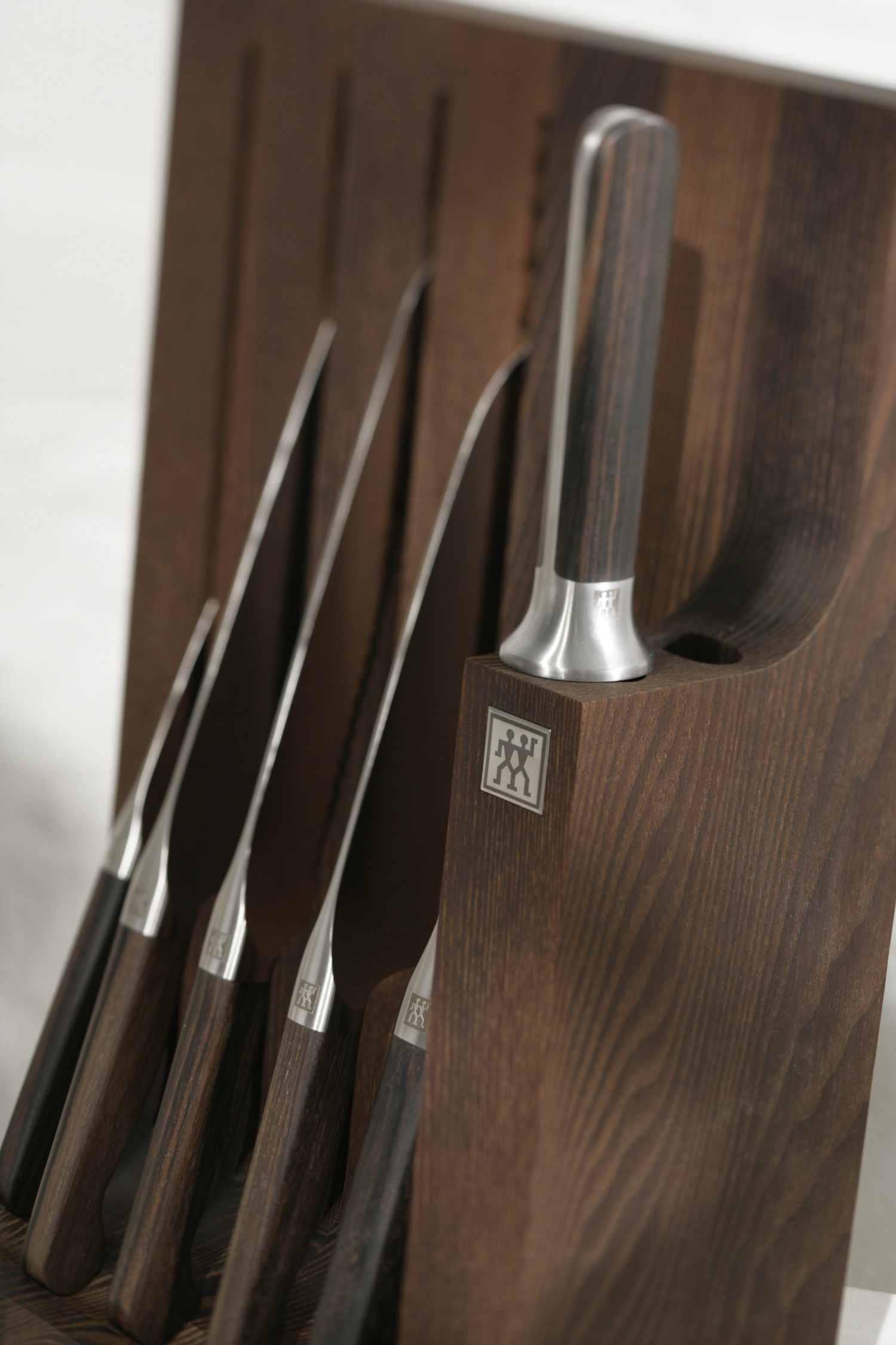 7tlg. 1731 Messerblockset Esche