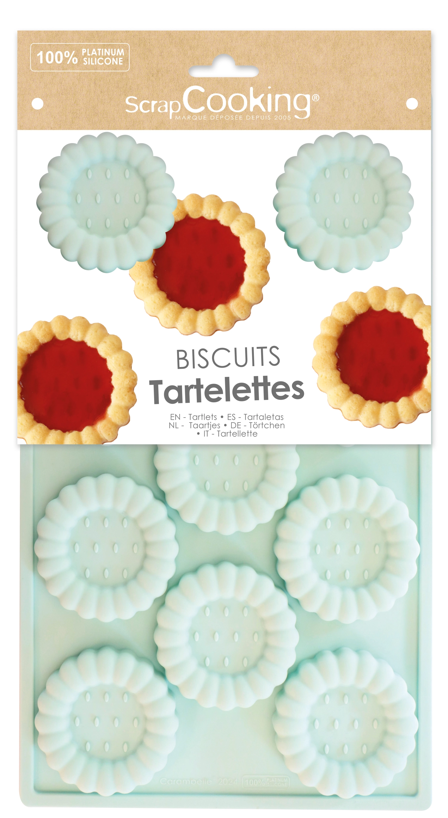 Moule à pâtisserie en silicone pour 11 petits gâteaux
