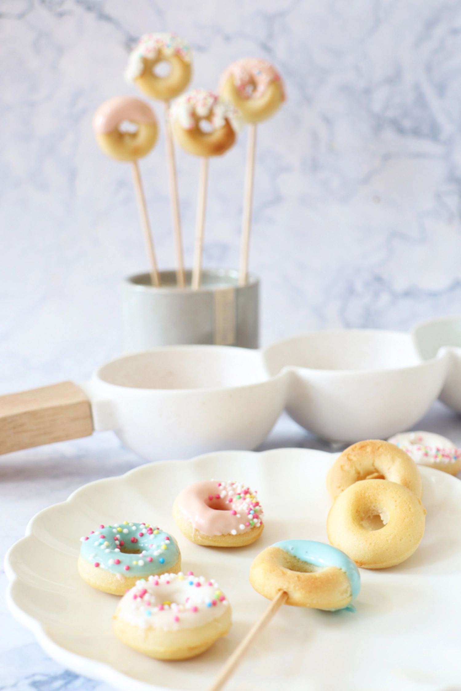 Silikon Backform für 12 Mini-Donuts