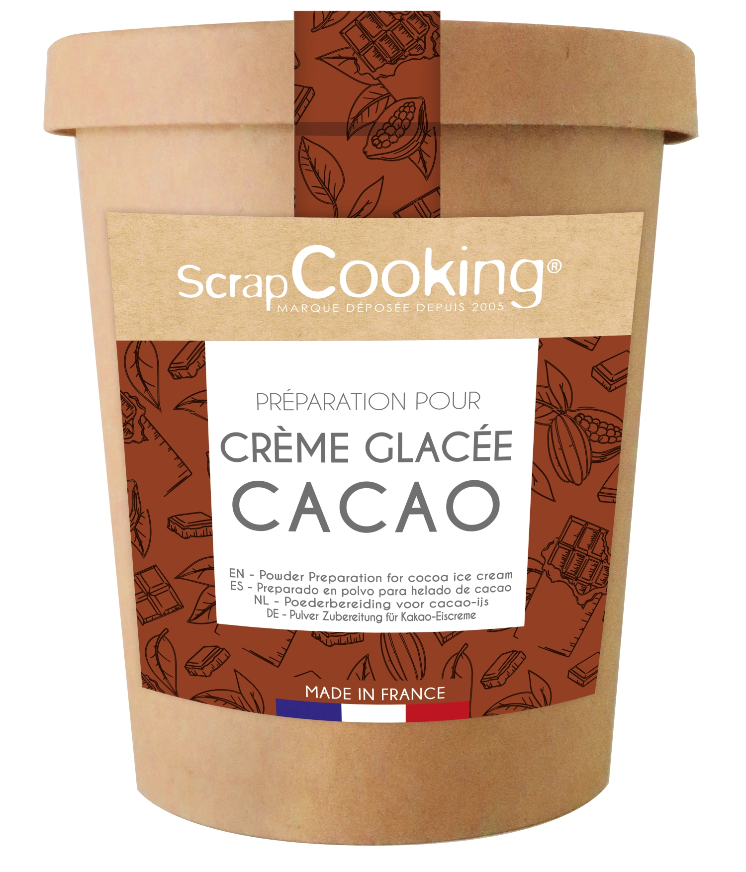 Fertigmischung für Schokoladen Eiscreme