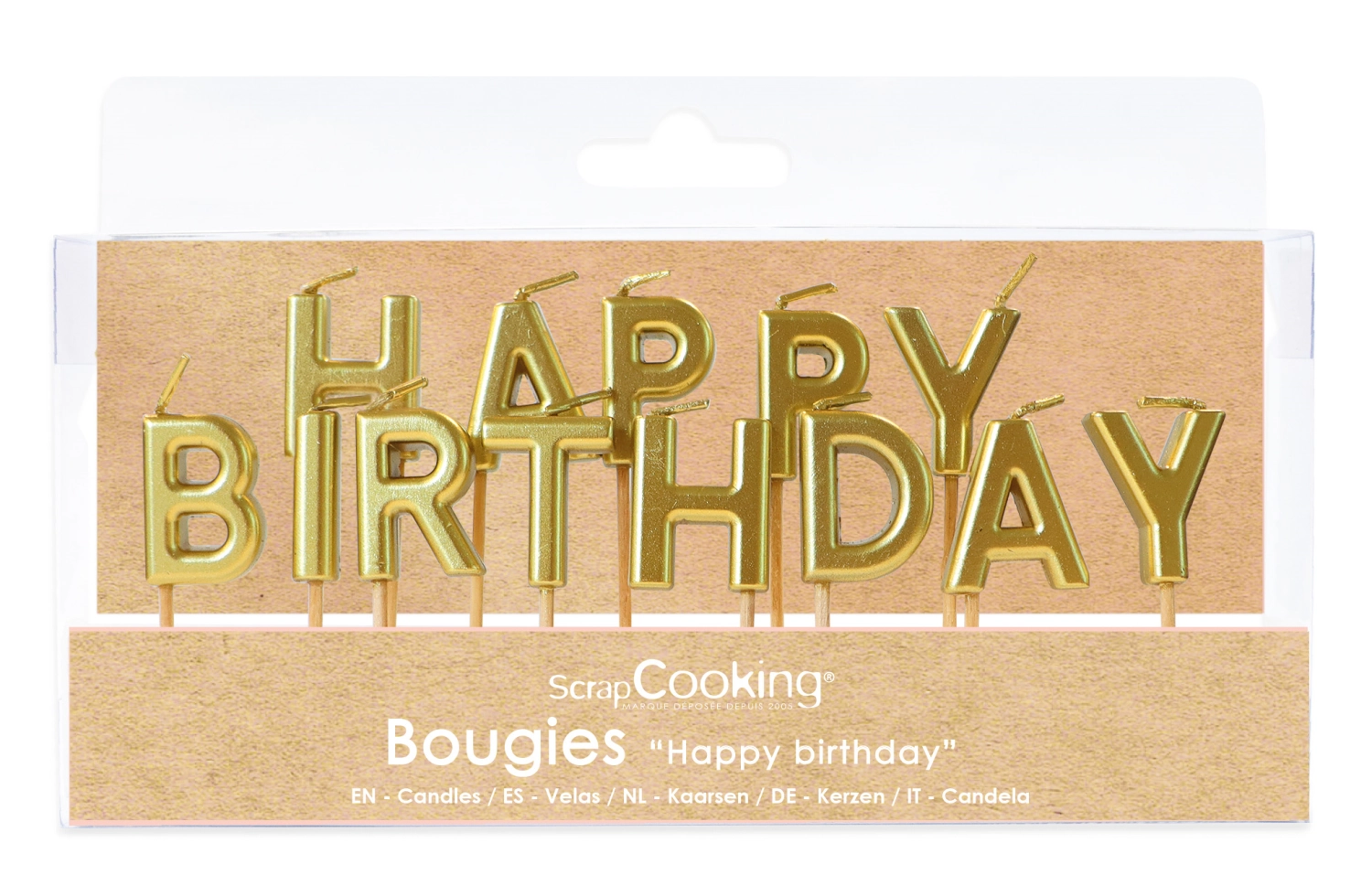 Bougies Happy Birthday