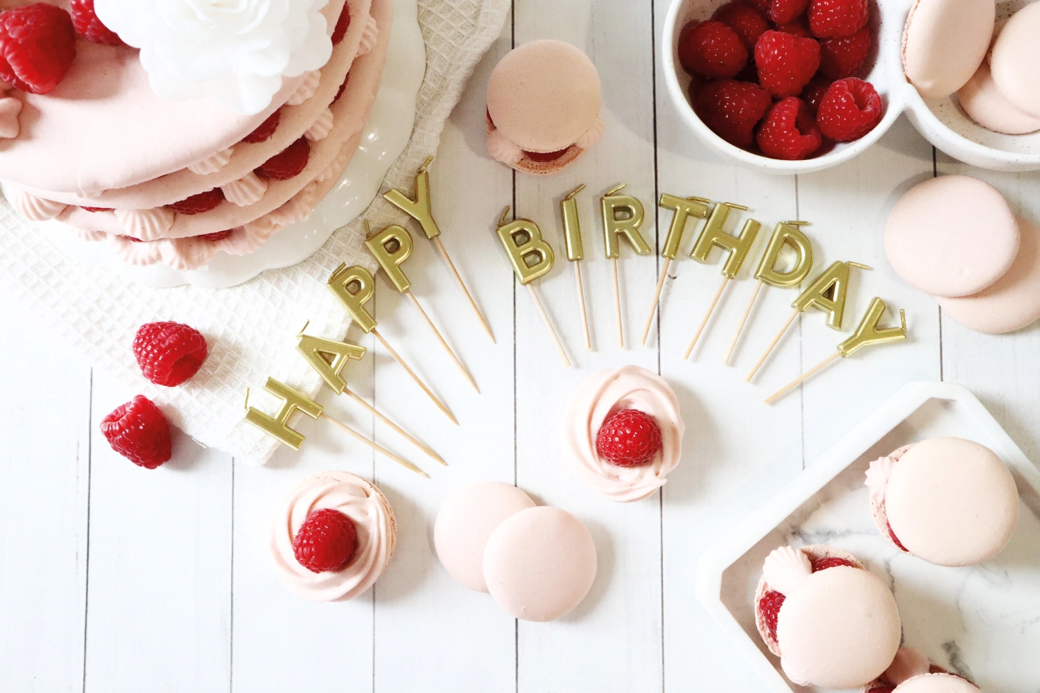 Bougies Happy Birthday