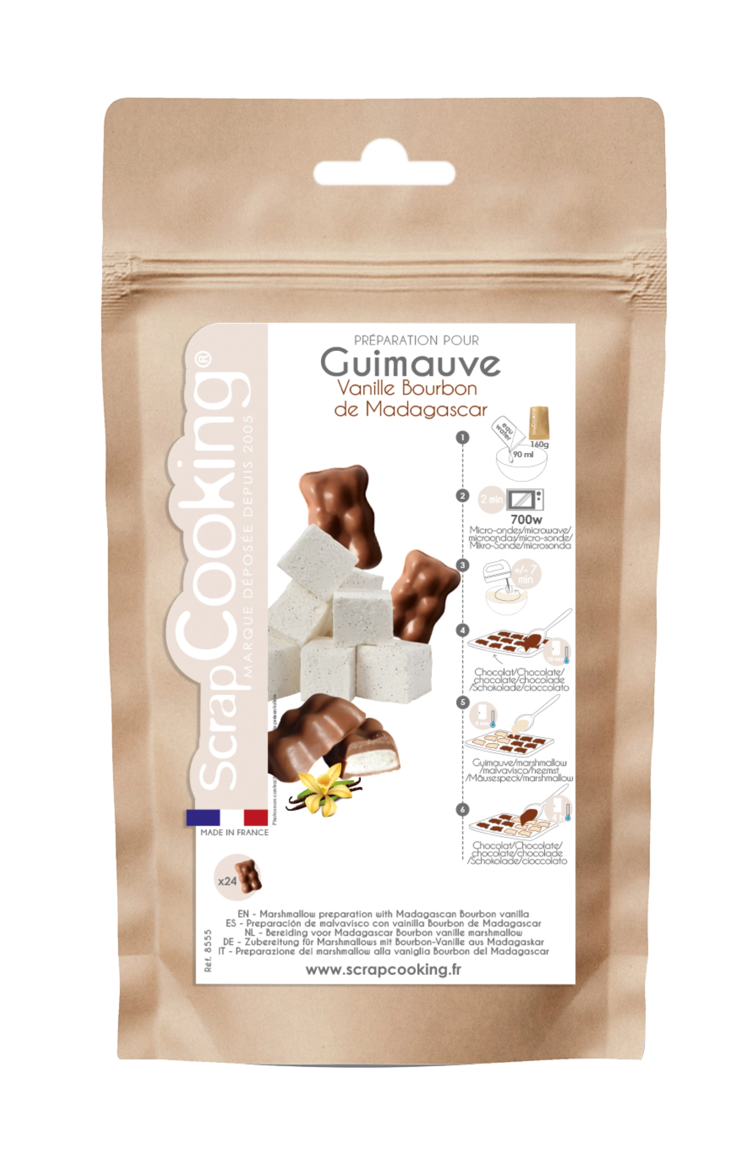 Fertigmischung für Vanille-Marshmallows 160g