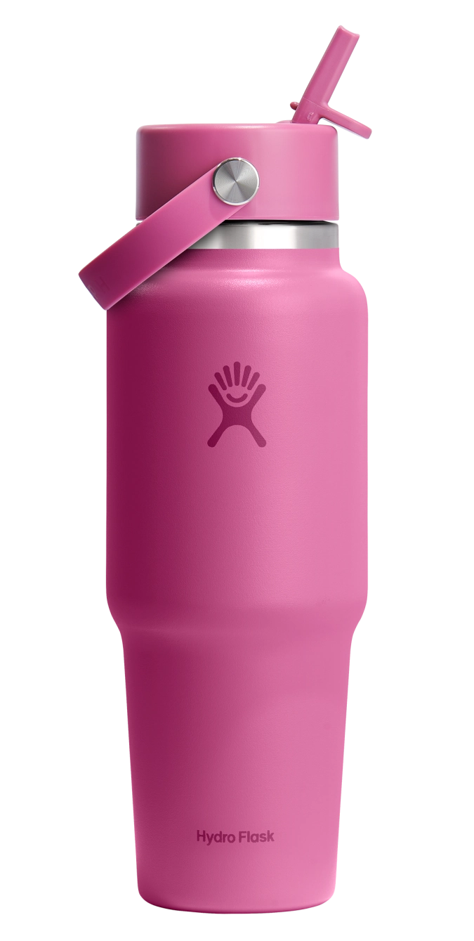 Gourde Wide Flex Couvercle avec paille