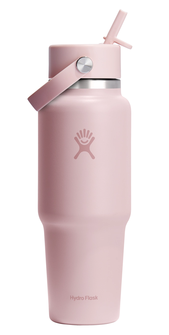 Gourde Wide Flex Couvercle avec paille