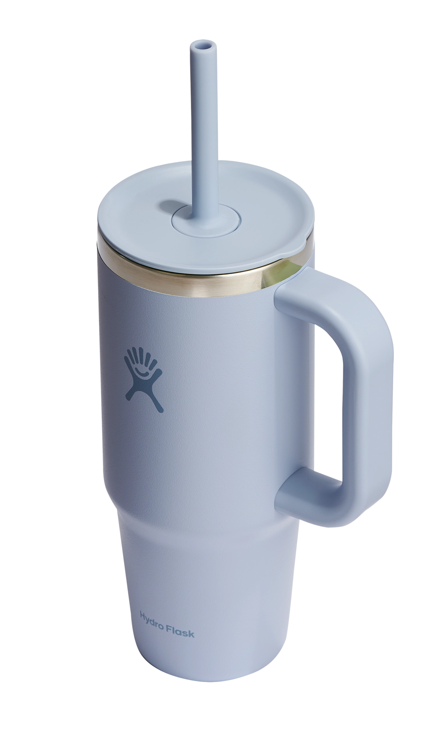 Reisebecher mit Trinkhalm