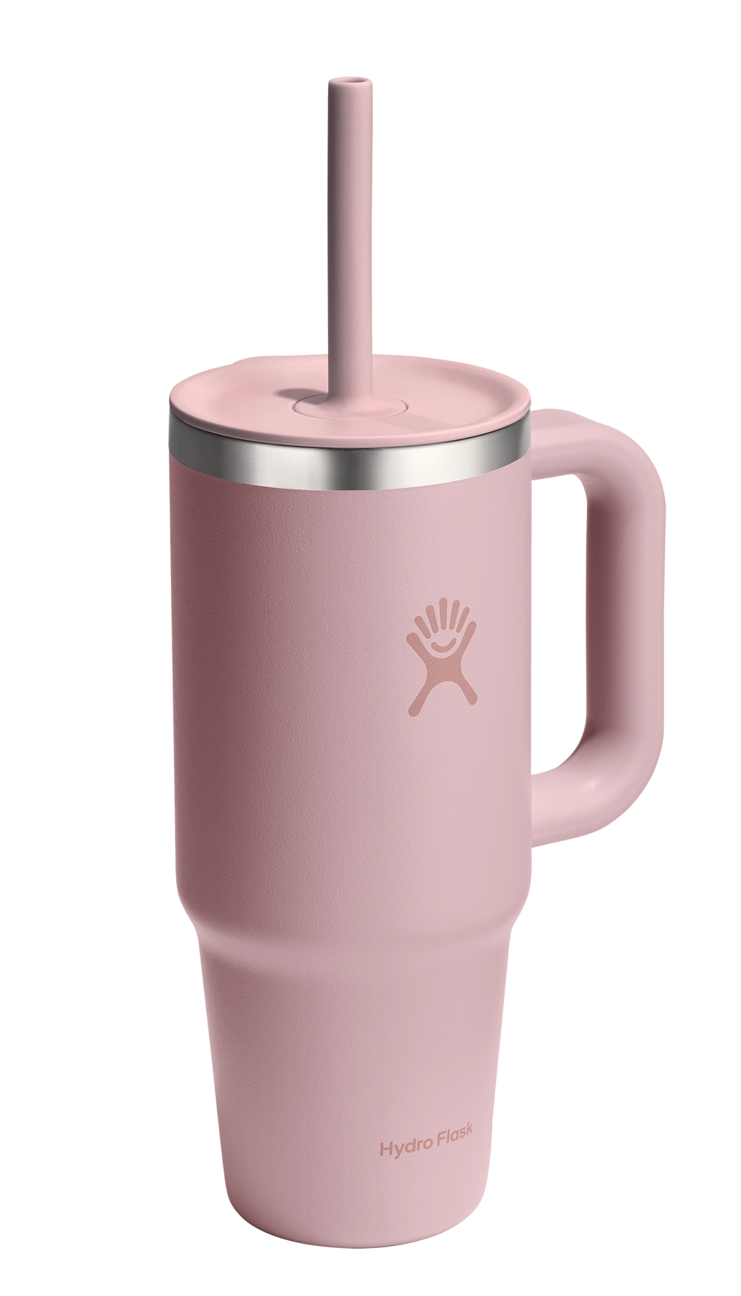 Reisebecher mit Trinkhalm