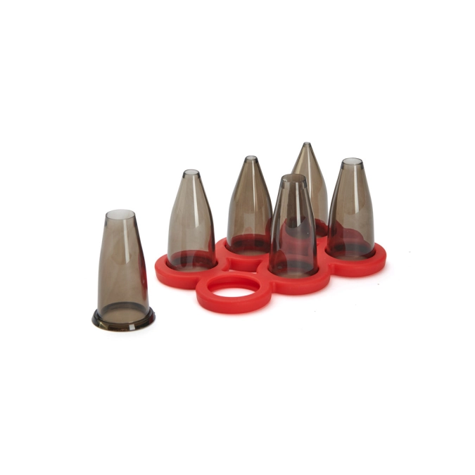 Lot de 6 d1lles rondes