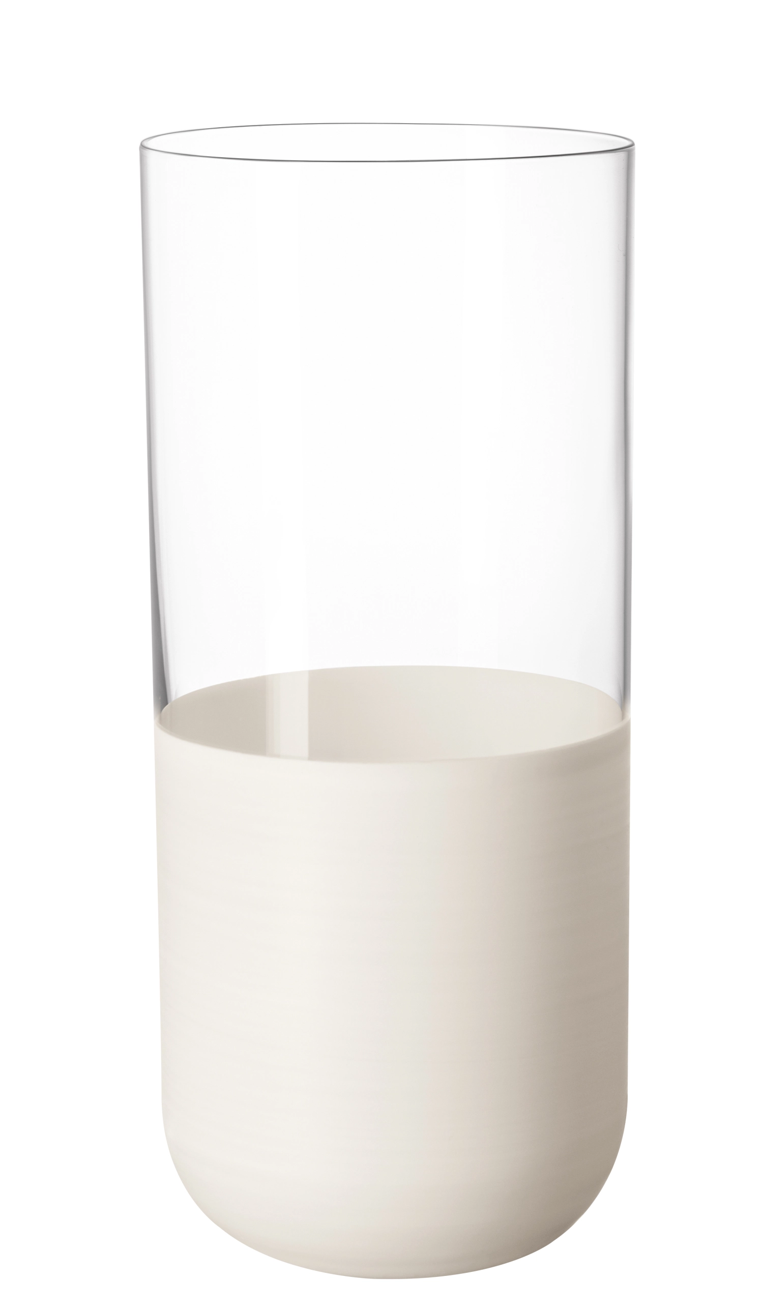 Set de 4 verres à long drink Manufacture Rock blanc