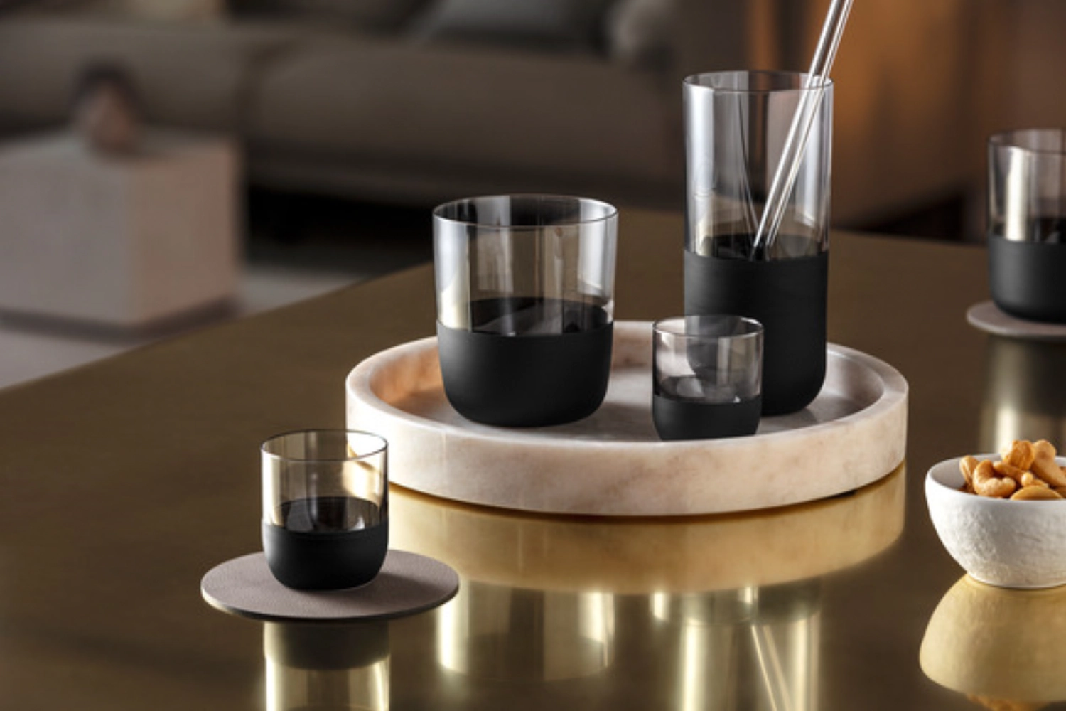 4er Set Manufacture Rock Glass Shot/Schnapsglas