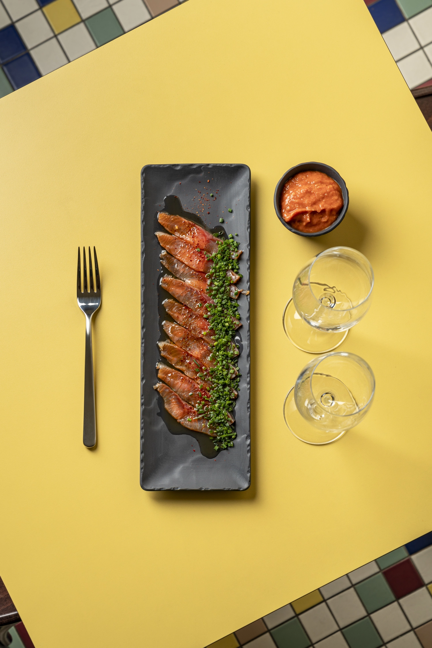 Basalt ramequin empliable